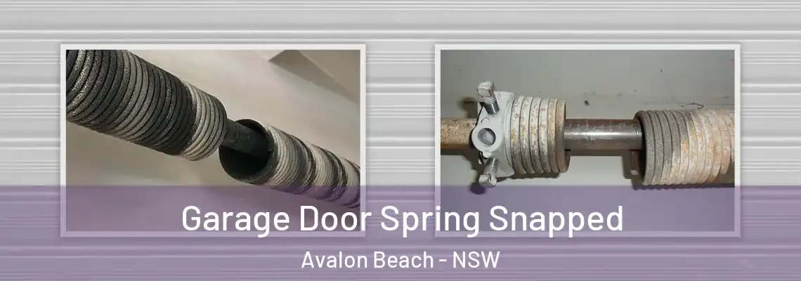 Garage Door Spring Snapped Avalon Beach - NSW