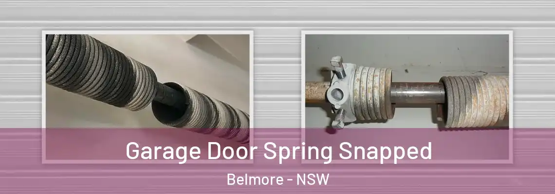 Garage Door Spring Snapped Belmore - NSW