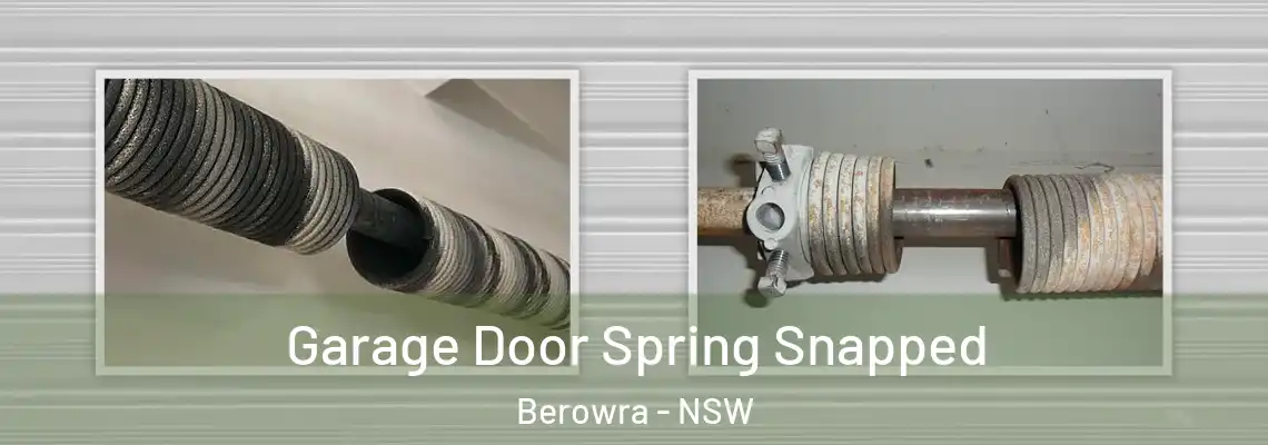 Garage Door Spring Snapped Berowra - NSW