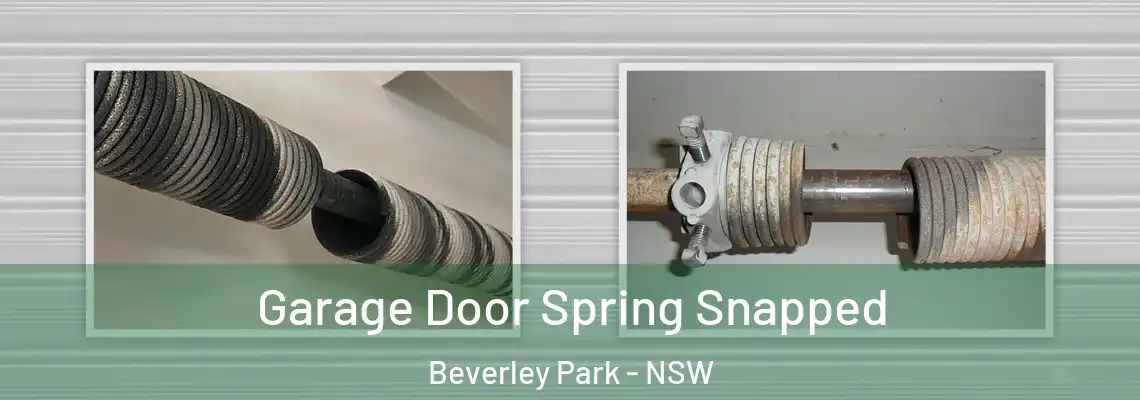 Garage Door Spring Snapped Beverley Park - NSW