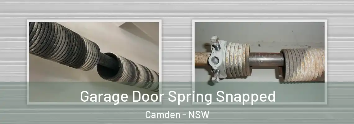Garage Door Spring Snapped Camden - NSW