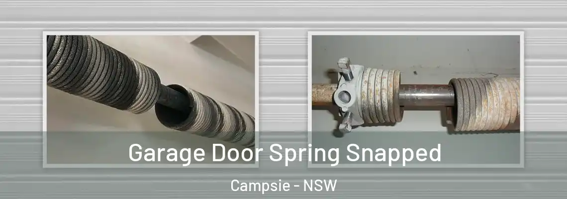 Garage Door Spring Snapped Campsie - NSW