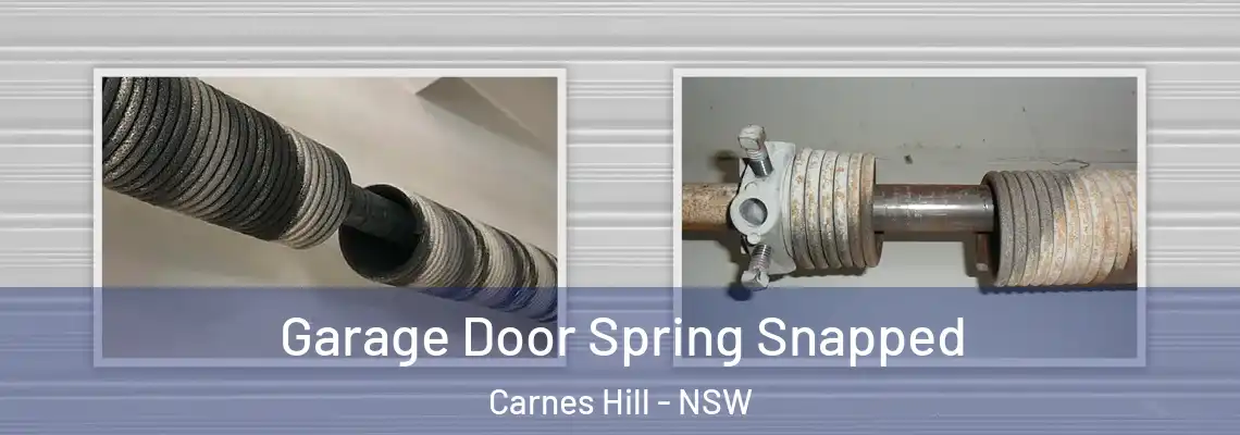 Garage Door Spring Snapped Carnes Hill - NSW