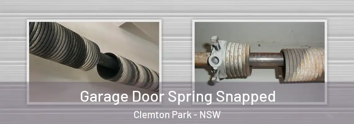 Garage Door Spring Snapped Clemton Park - NSW