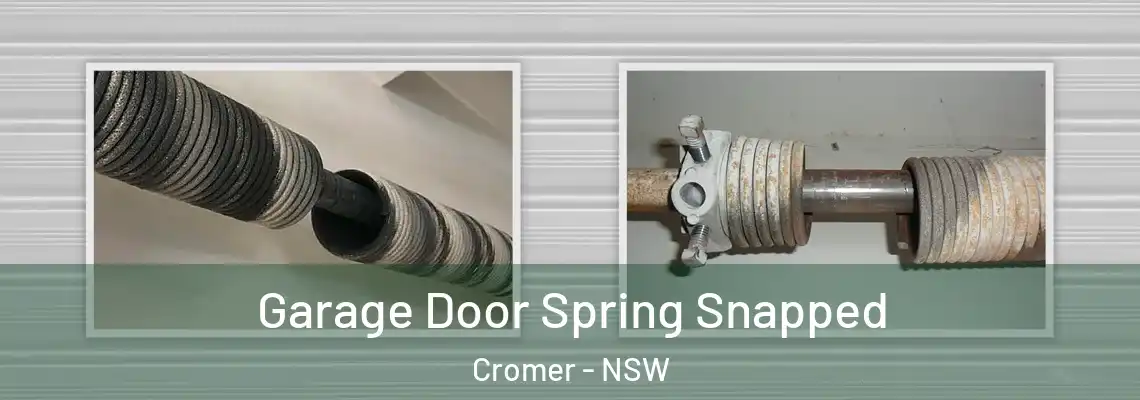 Garage Door Spring Snapped Cromer - NSW