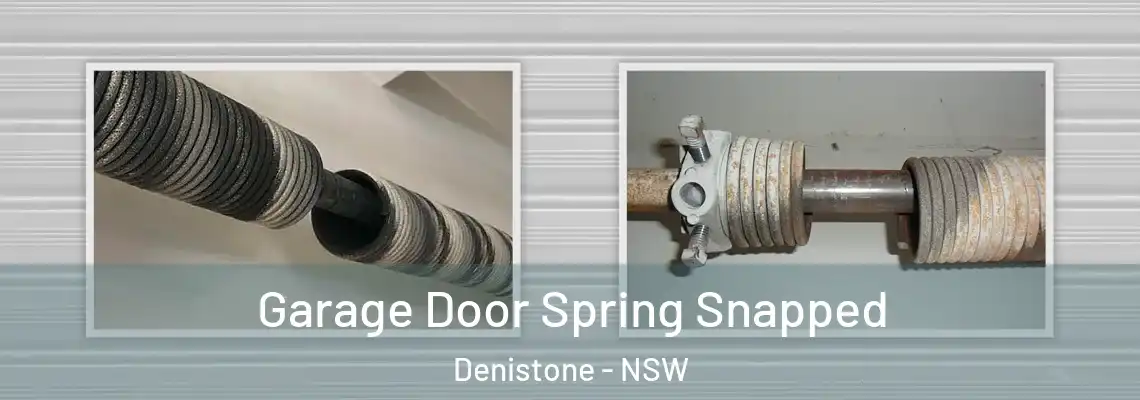 Garage Door Spring Snapped Denistone - NSW