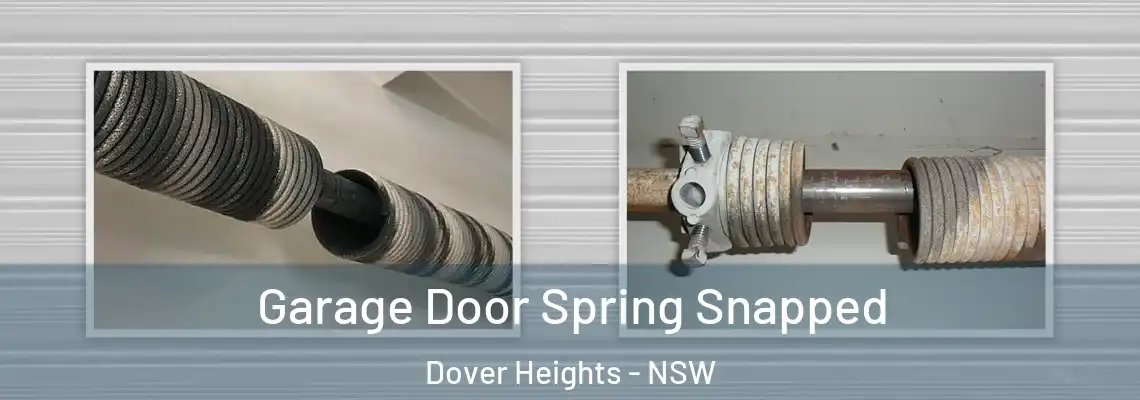 Garage Door Spring Snapped Dover Heights - NSW