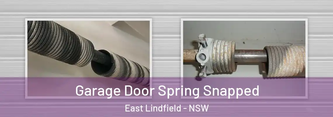 Garage Door Spring Snapped East Lindfield - NSW