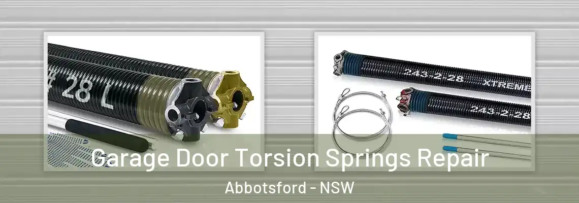 Garage Door Torsion Springs Repair Abbotsford - NSW