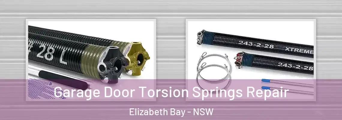 Garage Door Torsion Springs Repair Elizabeth Bay - NSW
