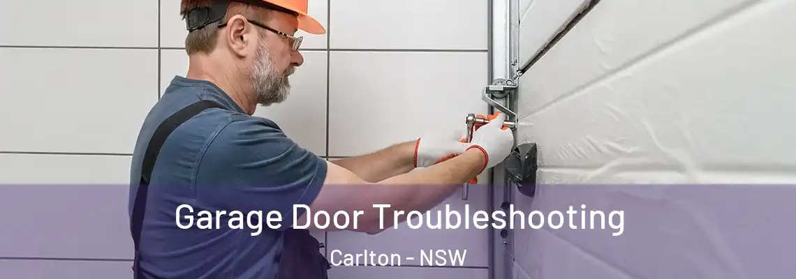 Garage Door Troubleshooting Carlton - NSW