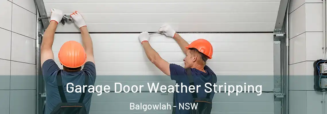 Garage Door Weather Stripping Balgowlah - NSW