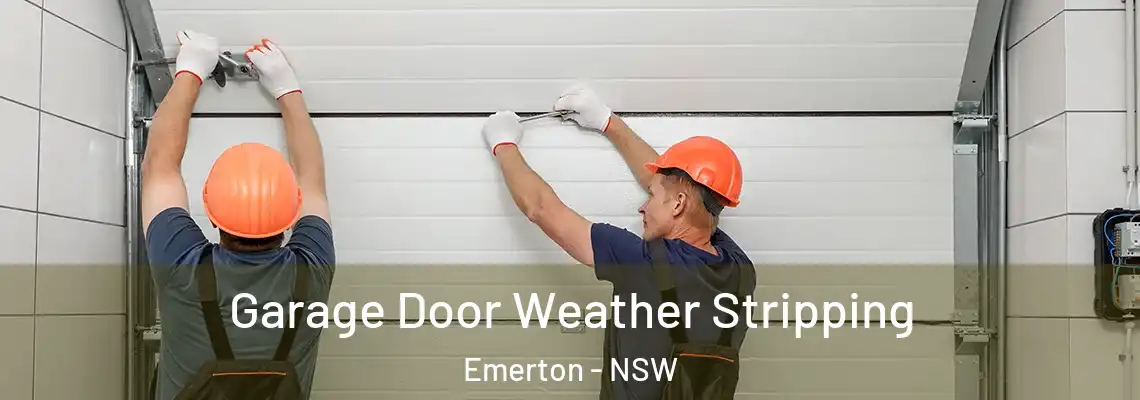 Garage Door Weather Stripping Emerton - NSW