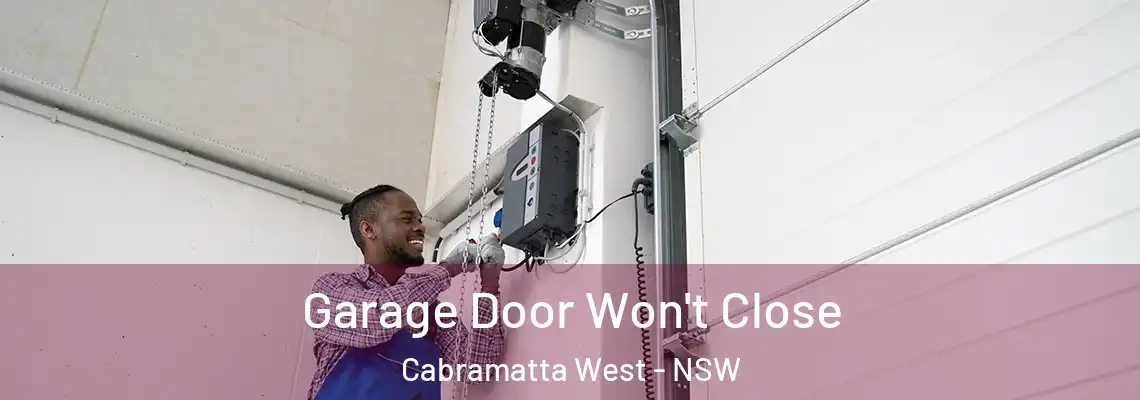 Garage Door Won't Close Cabramatta West - NSW