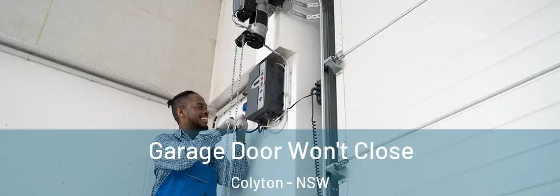 Garage Door Won't Close Colyton - NSW