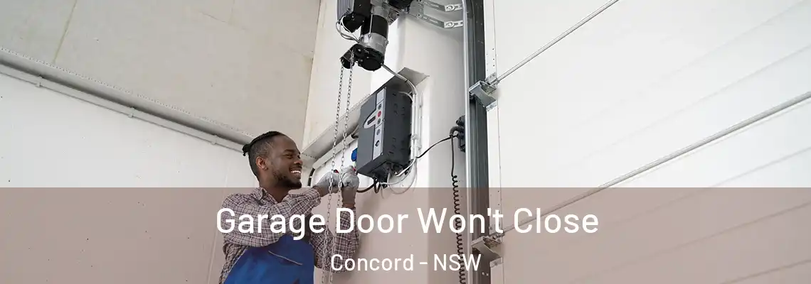 Garage Door Won't Close Concord - NSW