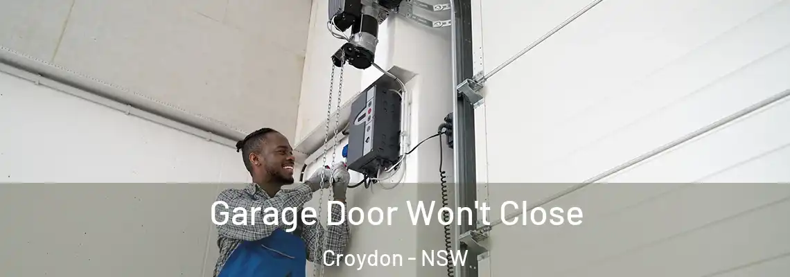 Garage Door Won't Close Croydon - NSW
