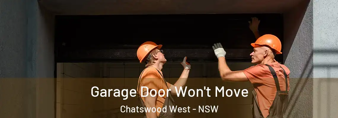 Garage Door Won't Move Chatswood West - NSW