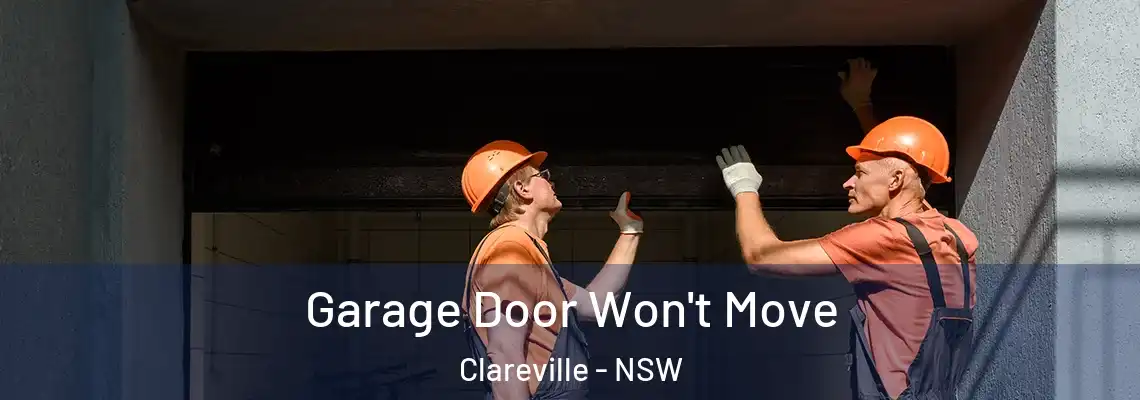 Garage Door Won't Move Clareville - NSW