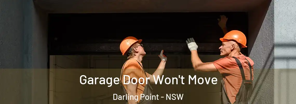 Garage Door Won't Move Darling Point - NSW
