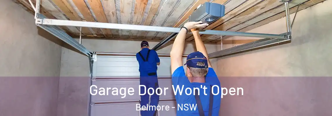 Garage Door Won't Open Belmore - NSW