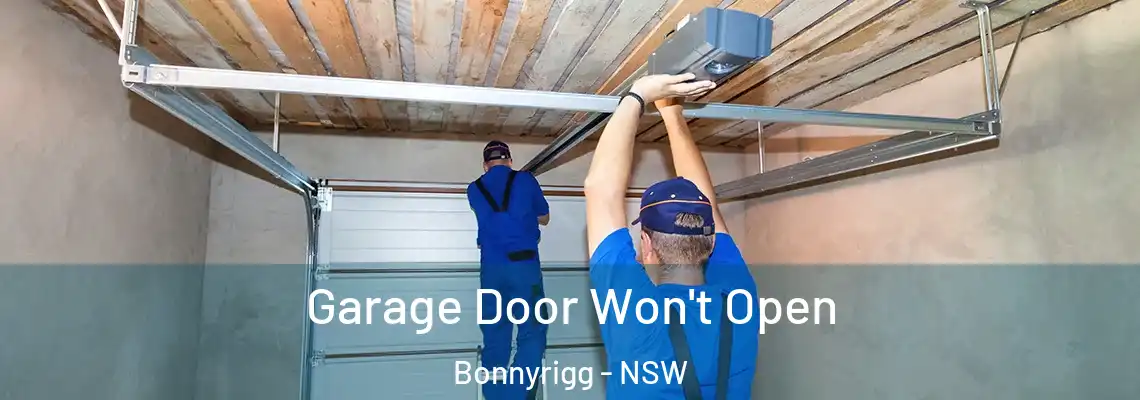 Garage Door Won't Open Bonnyrigg - NSW