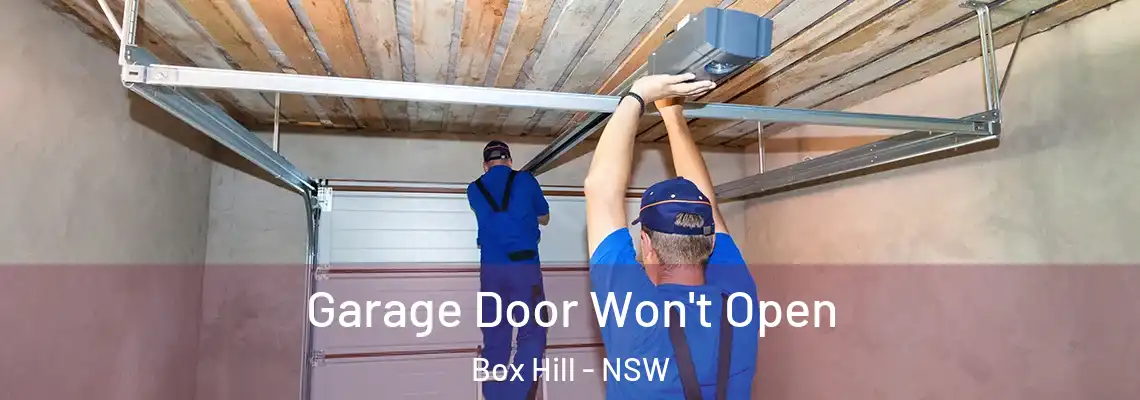 Garage Door Won't Open Box Hill - NSW