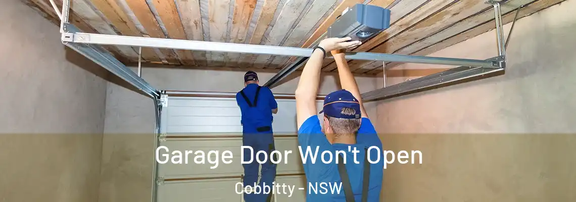 Garage Door Won't Open Cobbitty - NSW