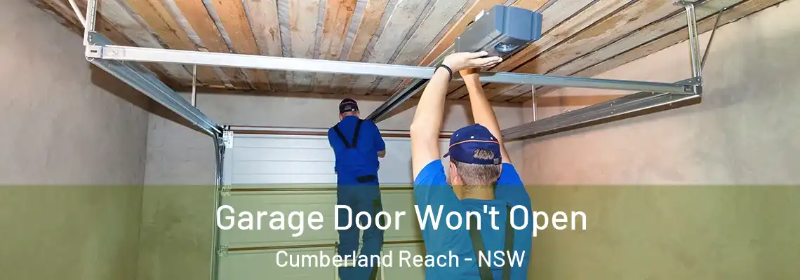 Garage Door Won't Open Cumberland Reach - NSW