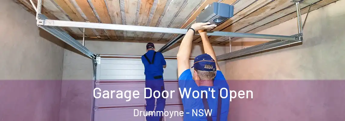 Garage Door Won't Open Drummoyne - NSW
