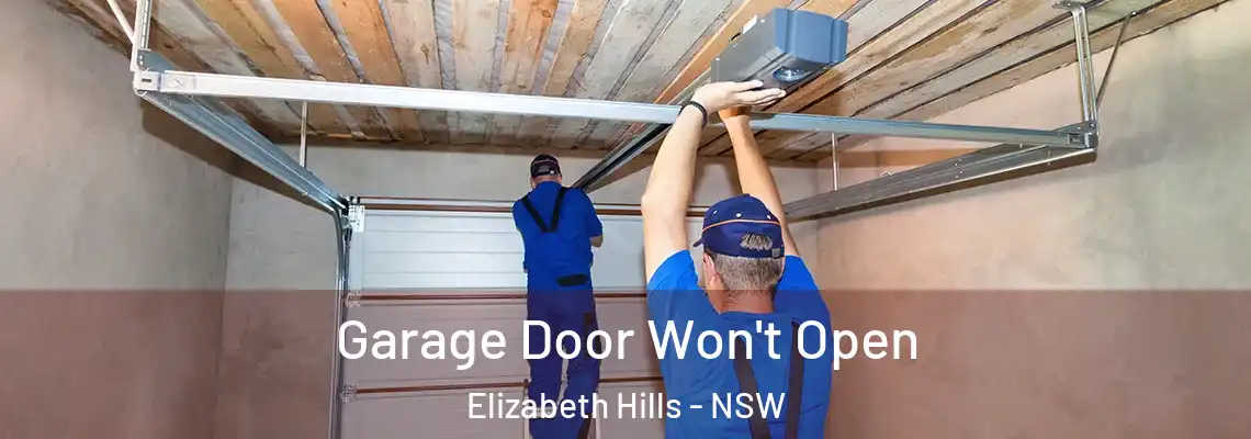  Garage Door Won't Open Elizabeth Hills - NSW