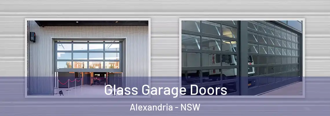 Glass Garage Doors Alexandria - NSW