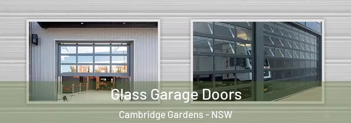  Glass Garage Doors Cambridge Gardens - NSW