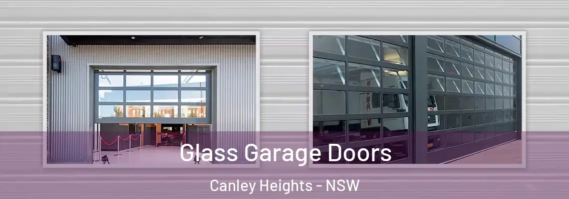 Glass Garage Doors Canley Heights - NSW