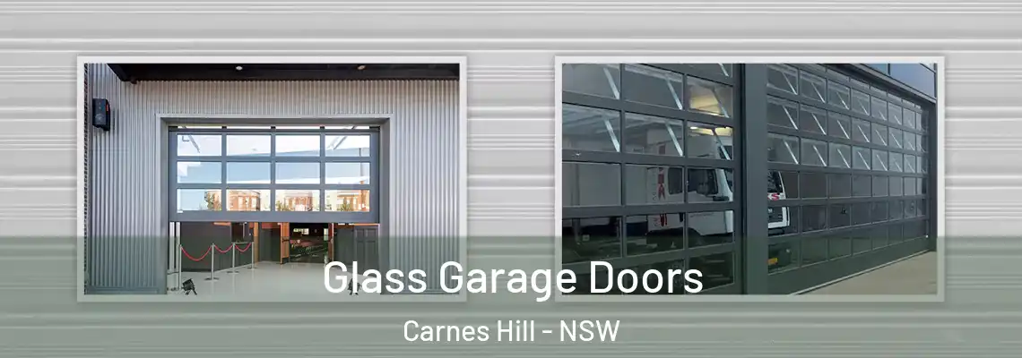 Glass Garage Doors Carnes Hill - NSW
