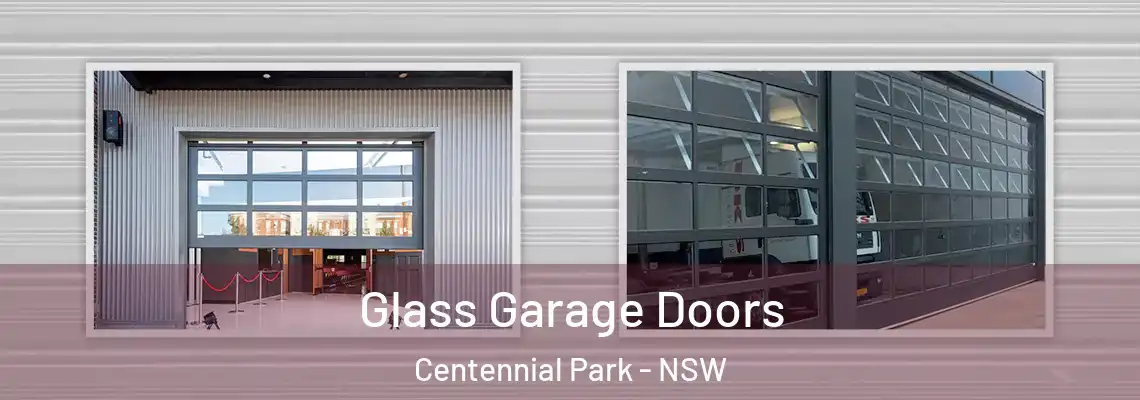Glass Garage Doors Centennial Park - NSW