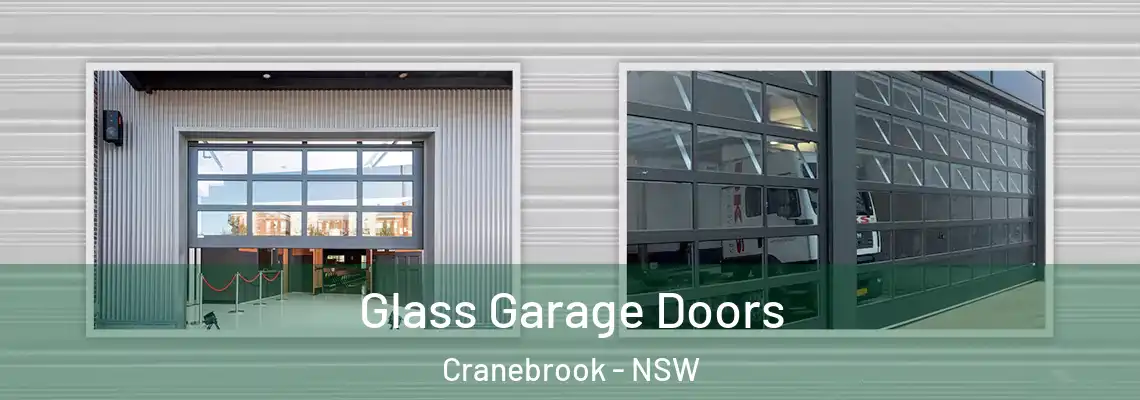 Glass Garage Doors Cranebrook - NSW