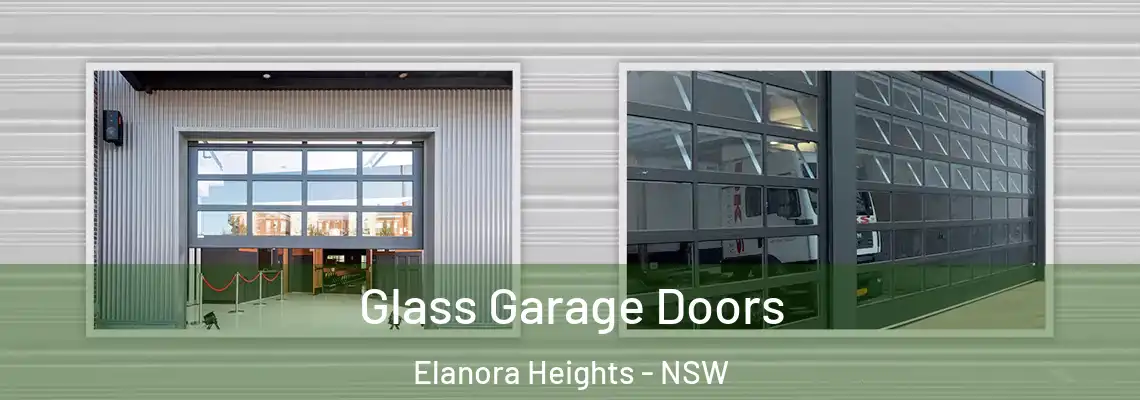 Glass Garage Doors Elanora Heights - NSW