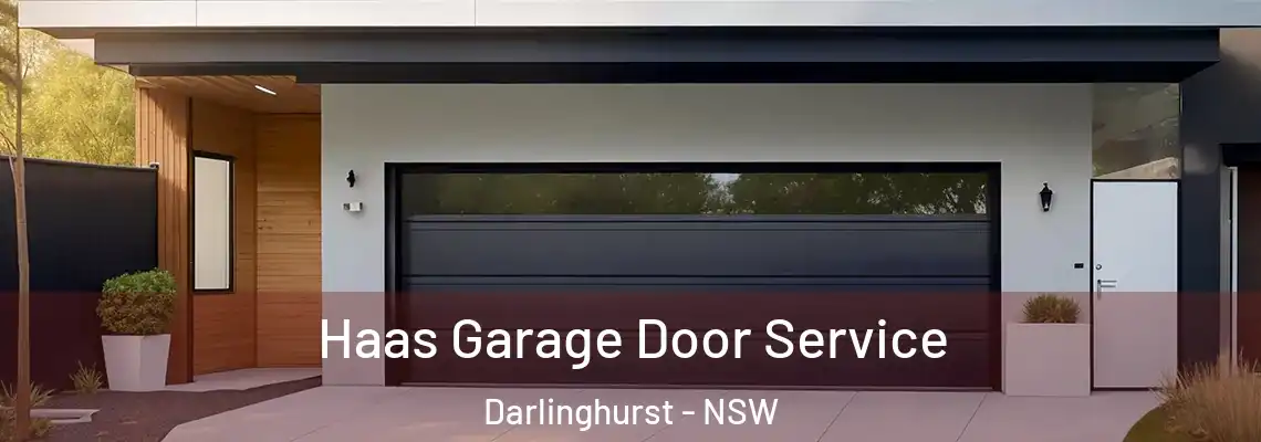 Haas Garage Door Service Darlinghurst - NSW