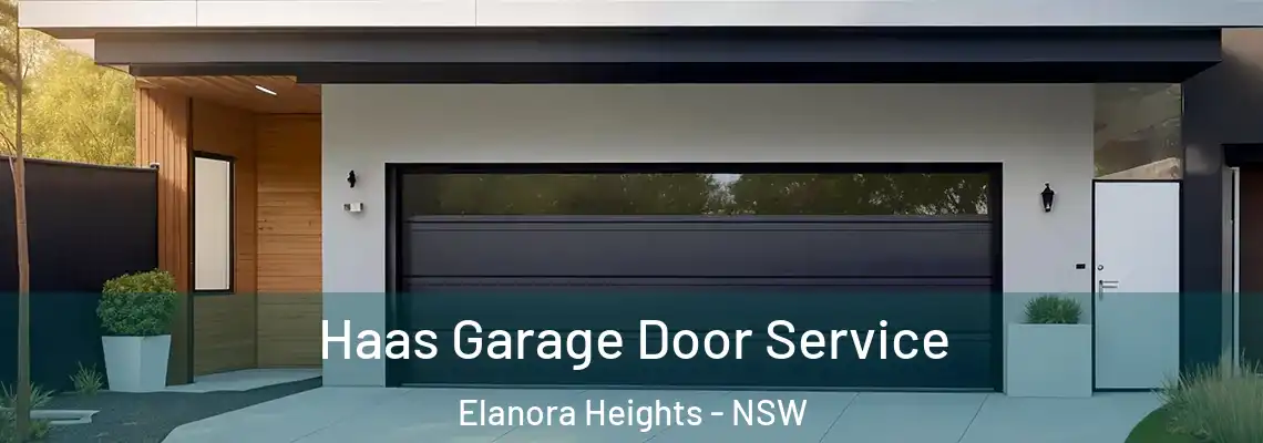Haas Garage Door Service Elanora Heights - NSW