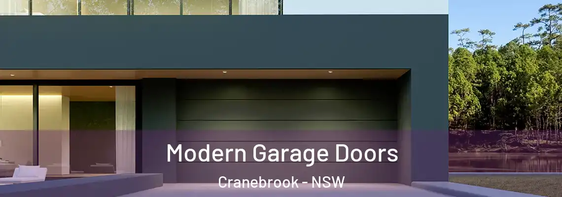 Modern Garage Doors Cranebrook - NSW