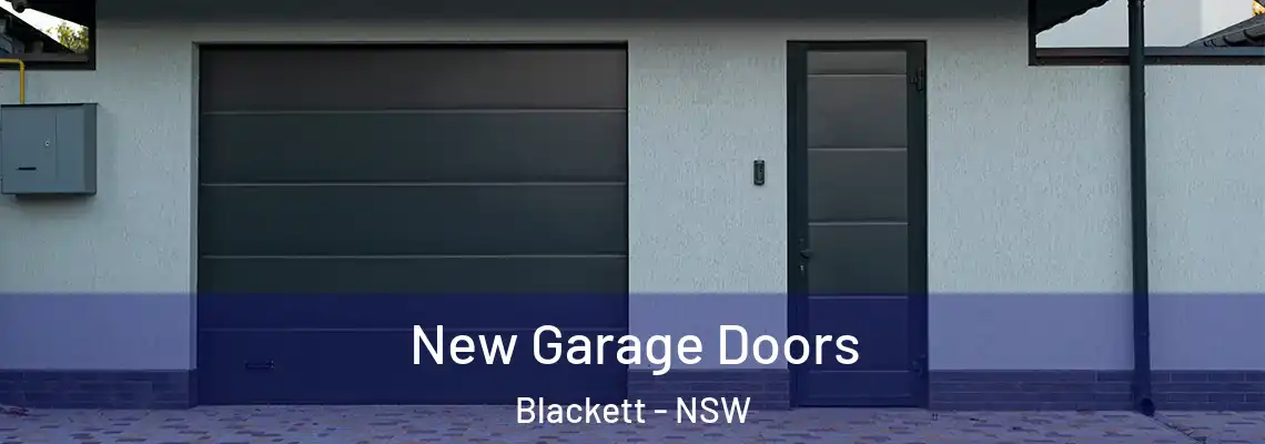  New Garage Doors Blackett - NSW