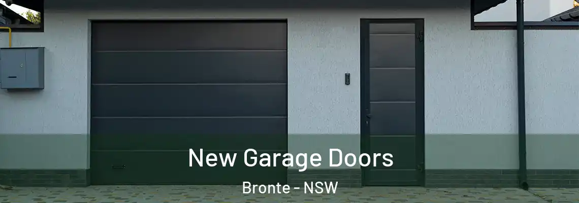 New Garage Doors Bronte - NSW