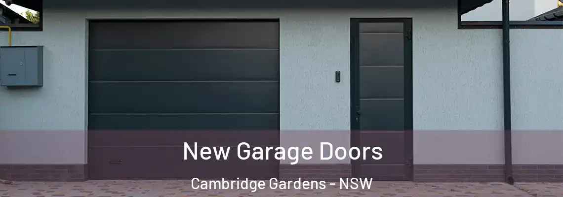 New Garage Doors Cambridge Gardens - NSW