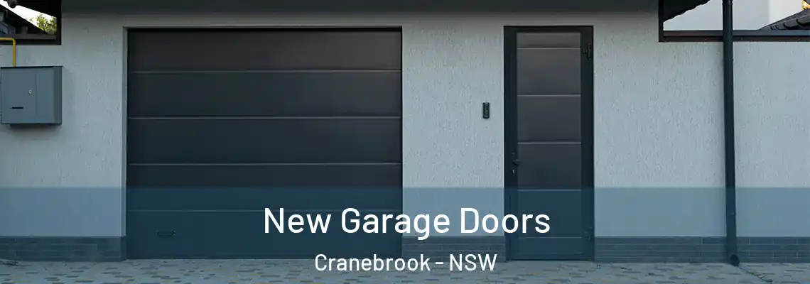 New Garage Doors Cranebrook - NSW