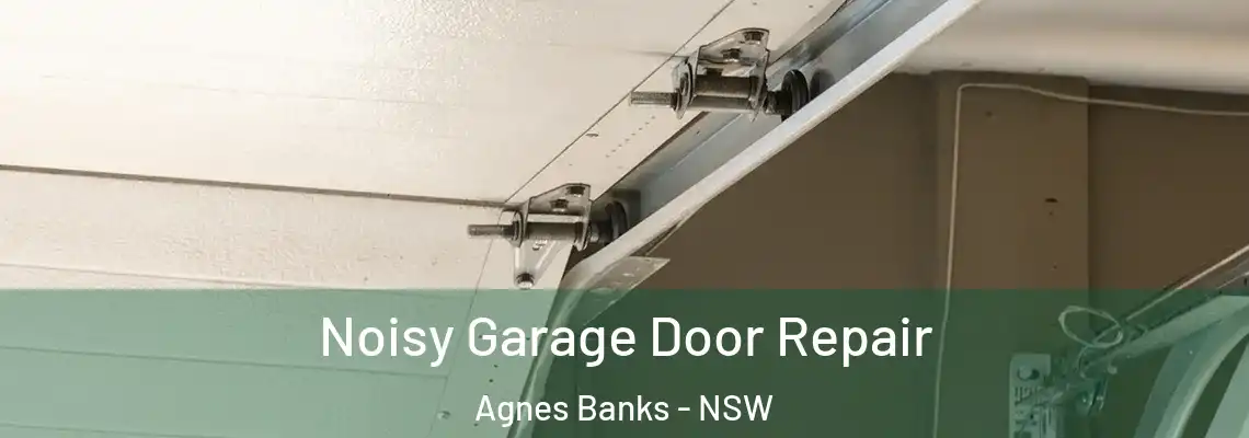 Noisy Garage Door Repair Agnes Banks - NSW
