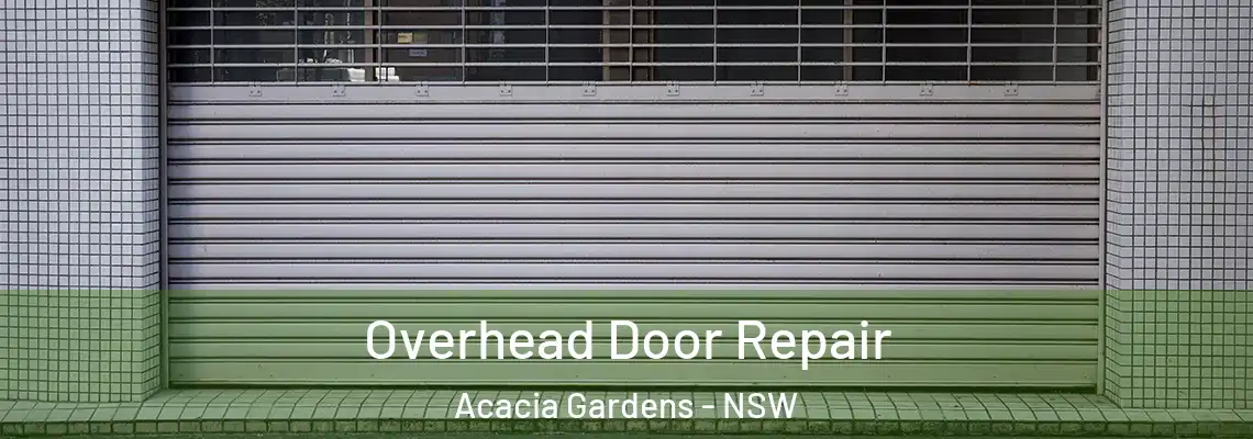 Overhead Door Repair Acacia Gardens - NSW