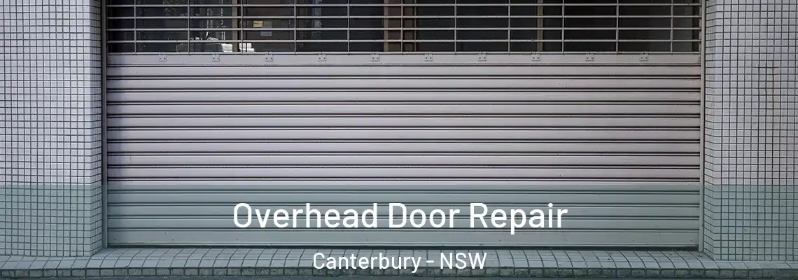  Overhead Door Repair Canterbury - NSW