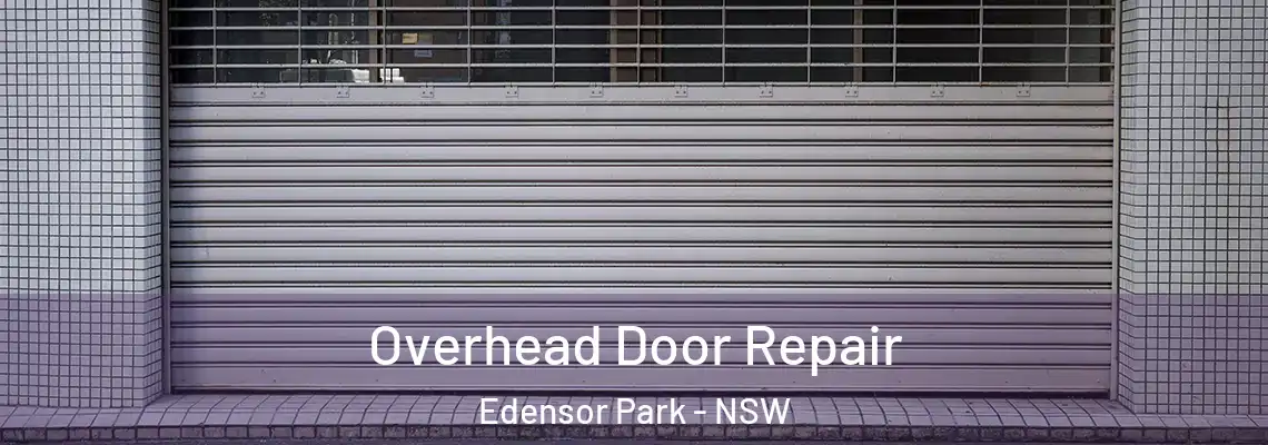 Overhead Door Repair Edensor Park - NSW