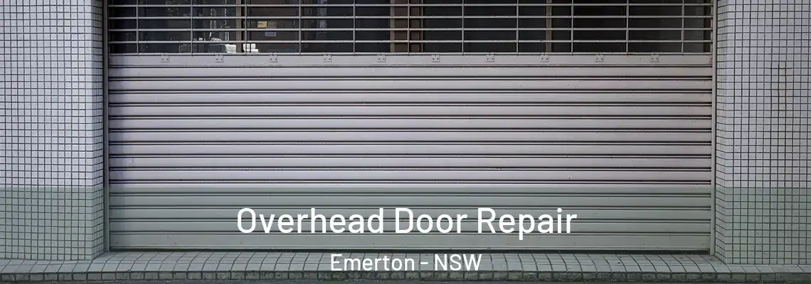 Overhead Door Repair Emerton - NSW